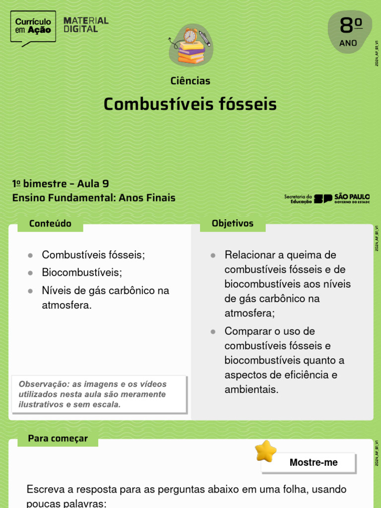 Comparação entre Combustíveis Fósseis e Biocombustíveis | PDF | Dióxido ...