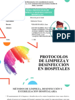 Trabajo de Educación para La Salud - Protocolos de Limpieza y Desinfeccion en Hospitales