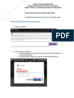 Procedimento para Acesso Ao Convênio Microsoft