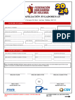 Ficha Afiliación Jugadores 2024