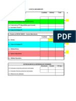 Formato para El Costeo Absorbente y Costeo Variable