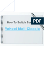 How To Switch Back To Yahoo!Mail Classic