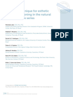 Modified Technique for Esthetic Crown Lengthening in the Natural Dentition- Case Series