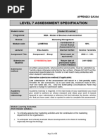 LCMB7024 - Assignment Brief Component 1 - Sept23