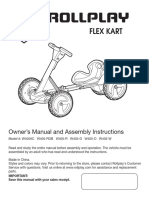 Flex Kart: Owner's Manual and Assembly Instructions