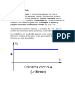 Corriente Continua y Alterna