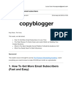 Copyblogger - This Is How You Get More Email Subscribers
