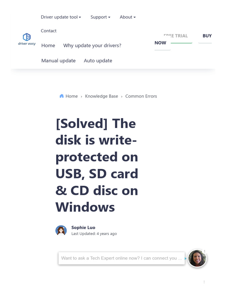 (Solved) The Disk Is Write-Protected On USB, SD Card & CD Disc On ...