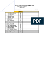 Contoh DAFTAR HADIR SISWA KEGIATAN EKSTRAKULIKULER PMR