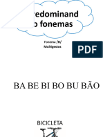 Predominando fonemas- fonema B- multigestos