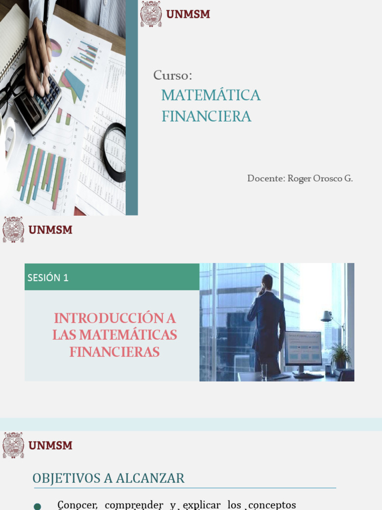 Introducción a Matemáticas Financieras | PDF | Interés | Finanzas ...