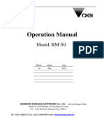 Digi RM-50 Operation Manual