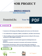 Minor Project: E-Commerce Website