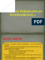 KEBIJAKAN PERDAGANGAN INTERNASIONAL 2