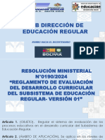 REGLAMENO DE EVALUACIÓN RM. Us.