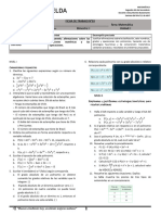 FICHA DE TRABAJO N° 3 - Expresiones Algebraicas