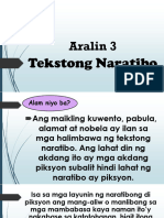 Tekstong Naratibo