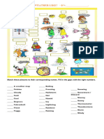 Weather Conditions - What S The Weather Like - Matching - STUDENTS