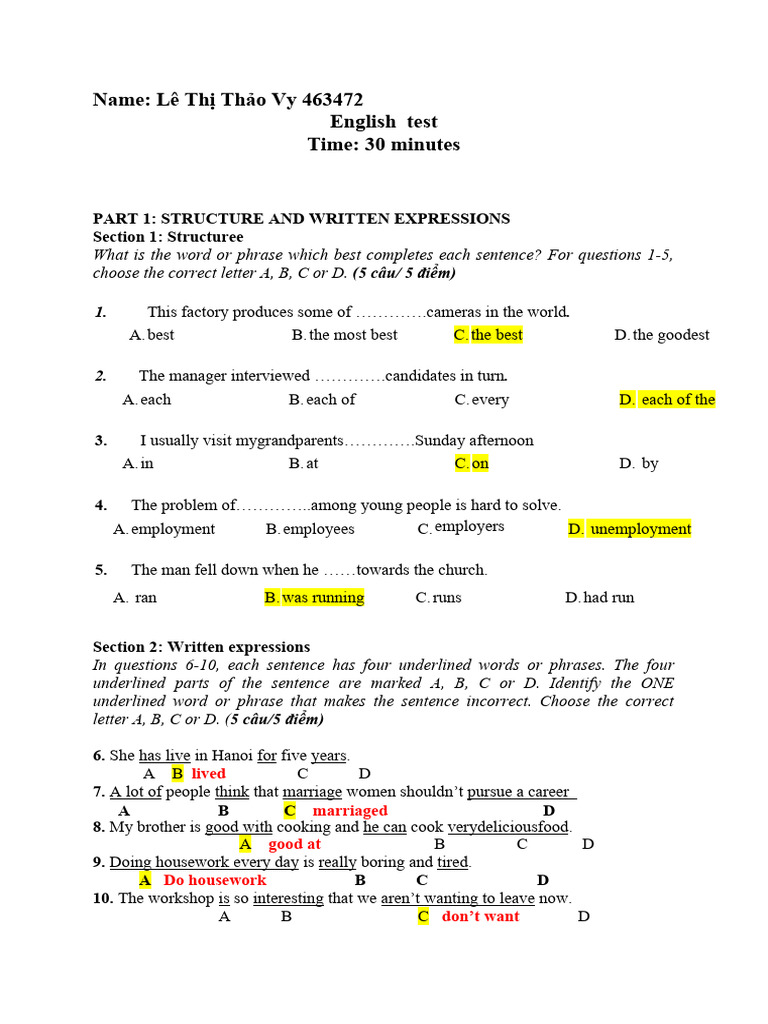 English language visual data 6
