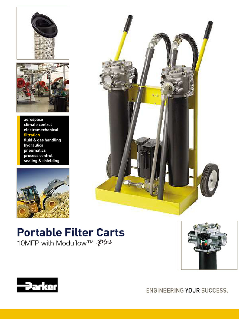 Portable Filter Carts | PDF | Pump | Valve