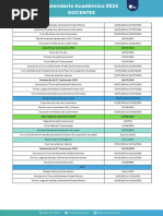 Calendario Academico 2024 DOCENTES