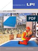 Brochure EPR Safety Mat Rubber Protective Mat