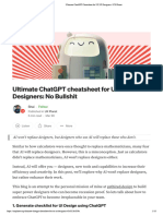 Ultimate ChatGPT Cheatsheet For UX UI Designers - UX Planet
