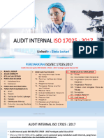 ?audit Internal ISO 17025 - 2017 (Temansinta)