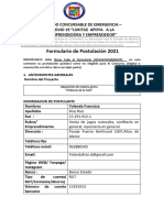 Formulario - de - Postulacion - Fondo - Emergencia - Covid19 - 2daconvocatoria, Revisar.... Yolii