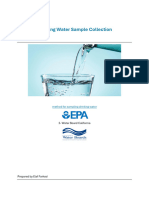 Drinking Water Sample Collections