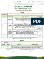 Week 29 - G67 - Lesson Summary CCS-6.1