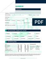 Ficha de Anamnese