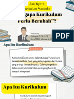 Aksi Nyata Mengapa Kurikulum Perlu Berubah-Muhajirin