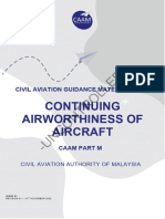 CAGM 6801 Continuing Airworthiness of Aircraft CAAM Part M ISS01 - REV01