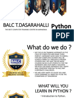 Python Contents