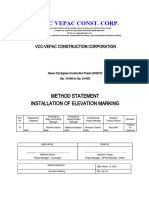 Method Statement Elevation Marking DBP-MS-24-003-0