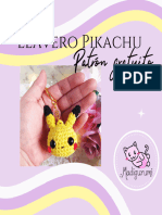 Patron Gratuito de Pikachu