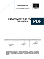 3.-Procedimiento de Tabiqueria