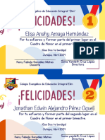 Diplomas Segundo Primaria