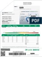 Comprobante de Domicilio para Editar