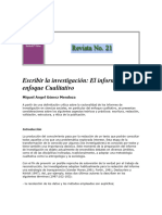 Escribir La Investigación. Gómez Mendoza