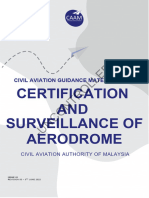 CAGM 1405 Certification Surveillance of Aerodrome