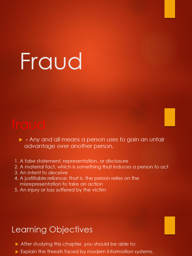 Chapter 5 Fraud Pdf Fraud Securities Fraud