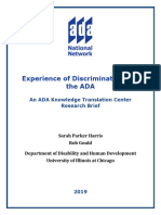 Ada Research Brief Experiences of Discrimination LP Final 1