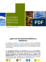 FACTORES BIÓTICOS Y ABIÓTICOS