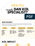 Apa Itu Kol Dan Kol Specialist