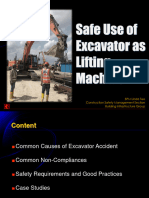 Safe Use of Excavator As Lifting Machine