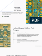 Dynamics of Political Parties in Kazakhstan