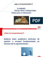 Sesión 17-23-El Ensayo - Caracteristicas Tipos y Estructura-Pautas para Su Elaboración