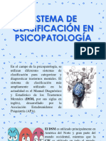 SISTEMA DE CLASIFICACIÓN EN PSICOPATOLOGÍA